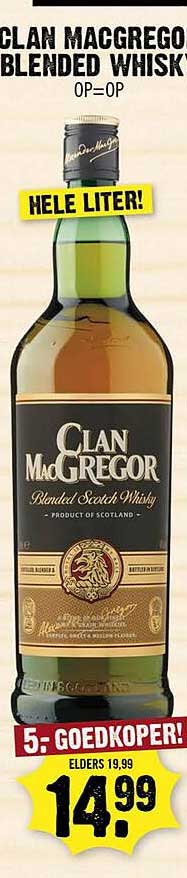 CLAN MACGREGOR BLENDED WHISKY OP-OP