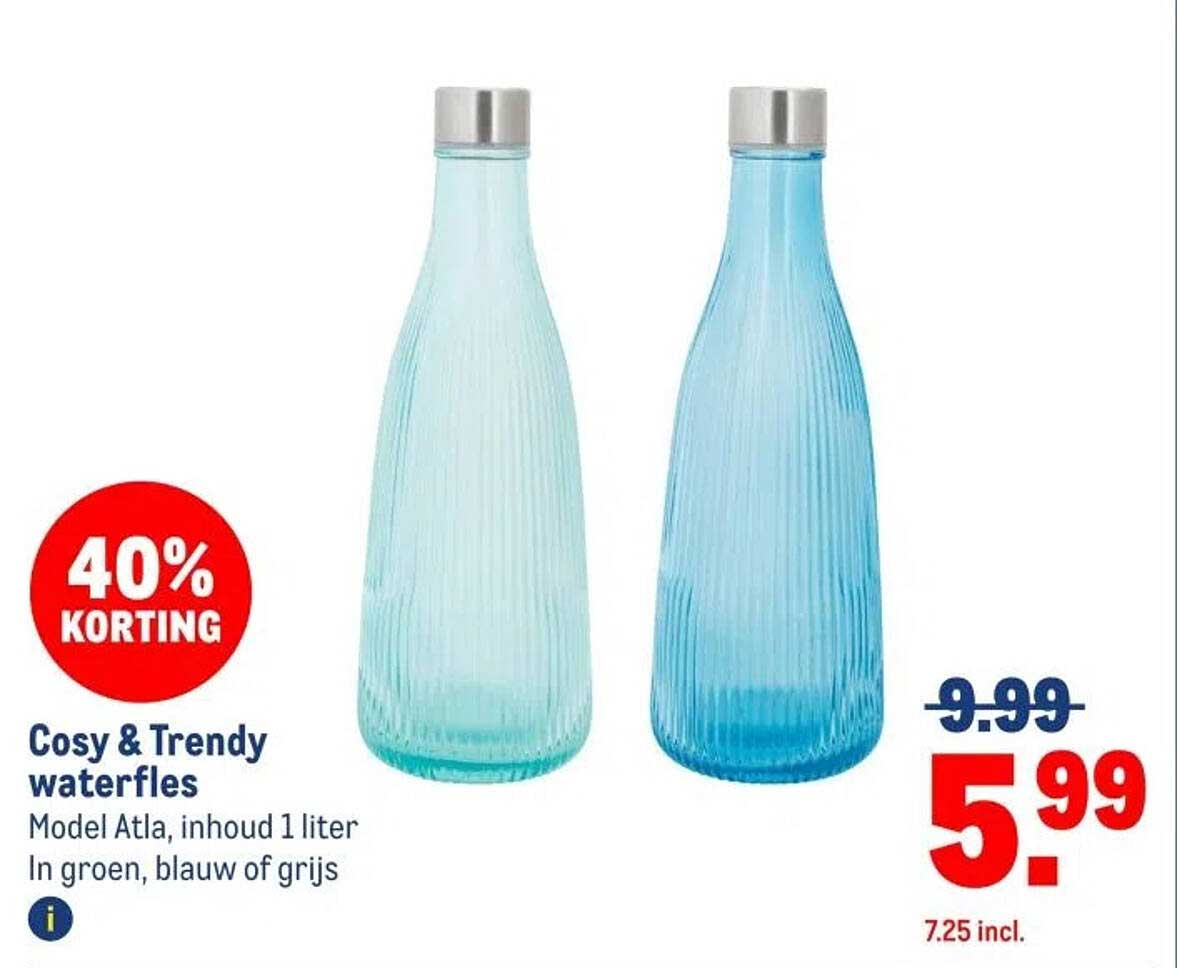 Cosy & Trendy waterfles