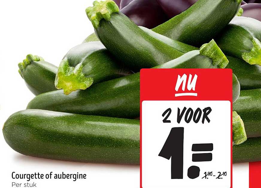 Courgette of aubergine