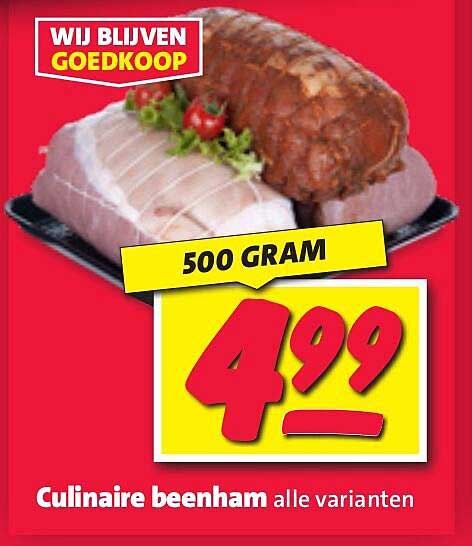 Culinair beenham alle varianten