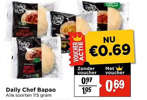 Daily Chef Bapao Alle soorten 115 gram