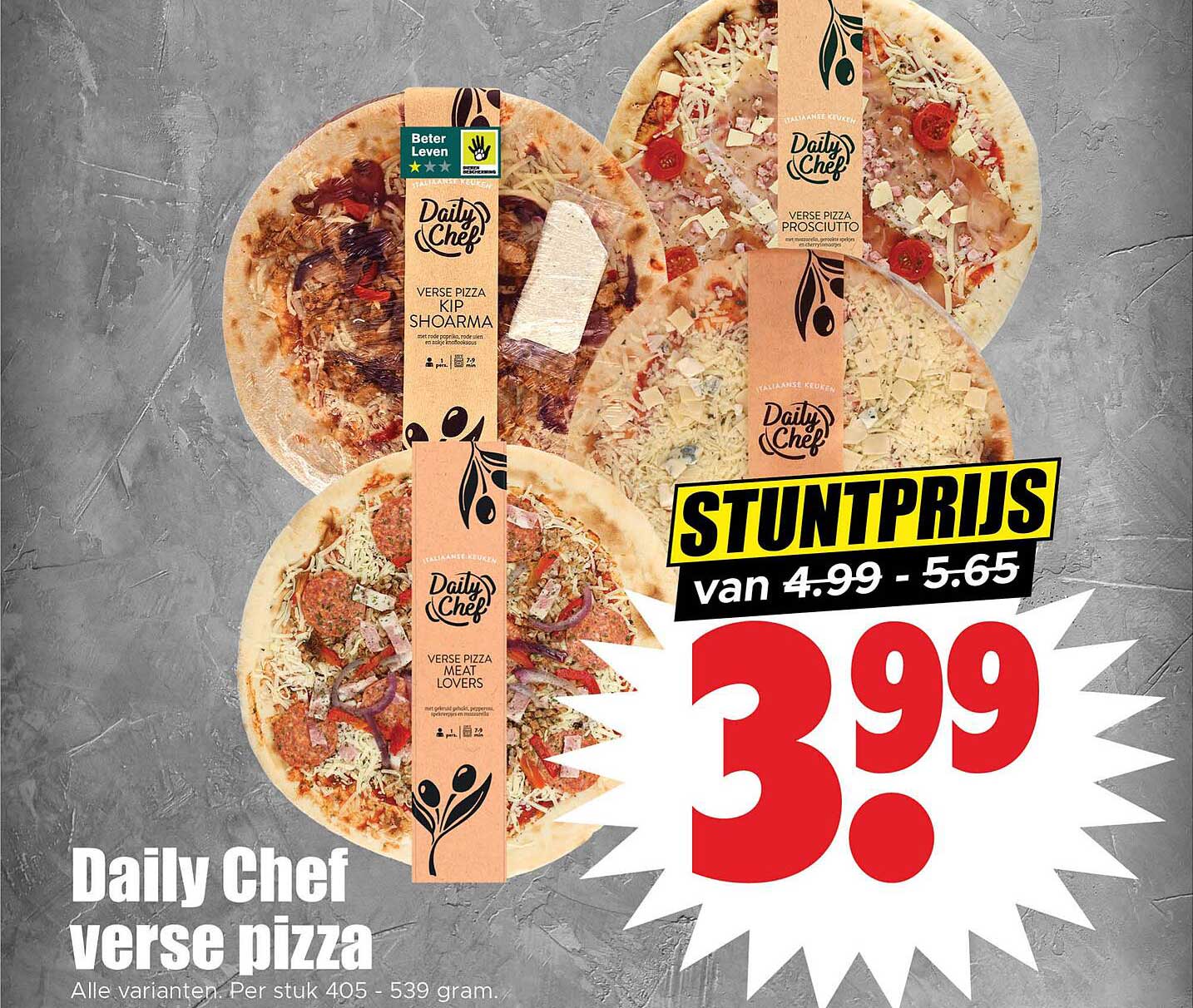 Daily Chef verse pizza