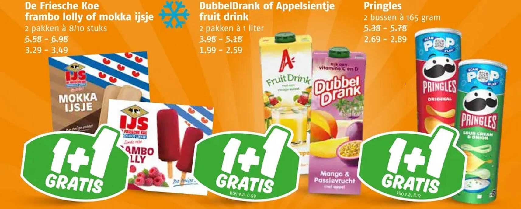 De Friesche Koe frambo lolly of mokka ijsje
