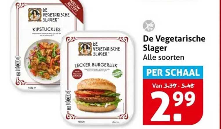 De Vegetarische Slager Alle soorten