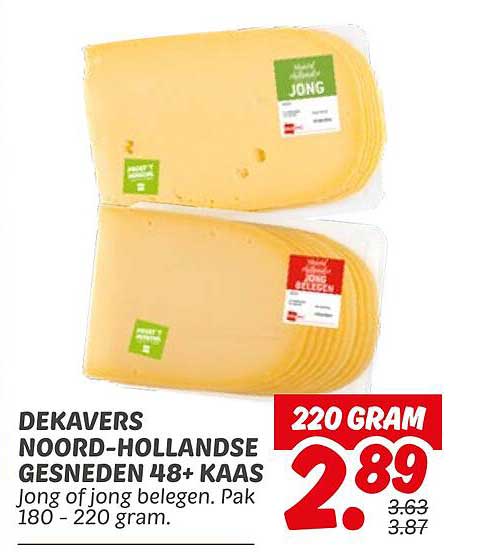 DEKAVERS NOORD-HOLLANDSE GESNEDEN 48+ KAAS