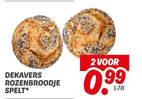 DEKAVERS ROZENBROODJE SPELT*