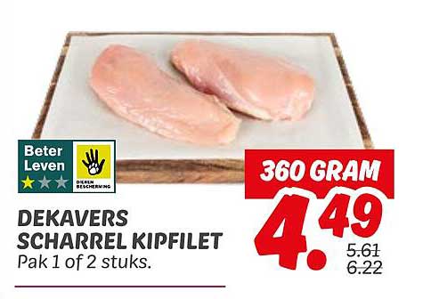 DEKAVERS SCHARREL KIPFILET