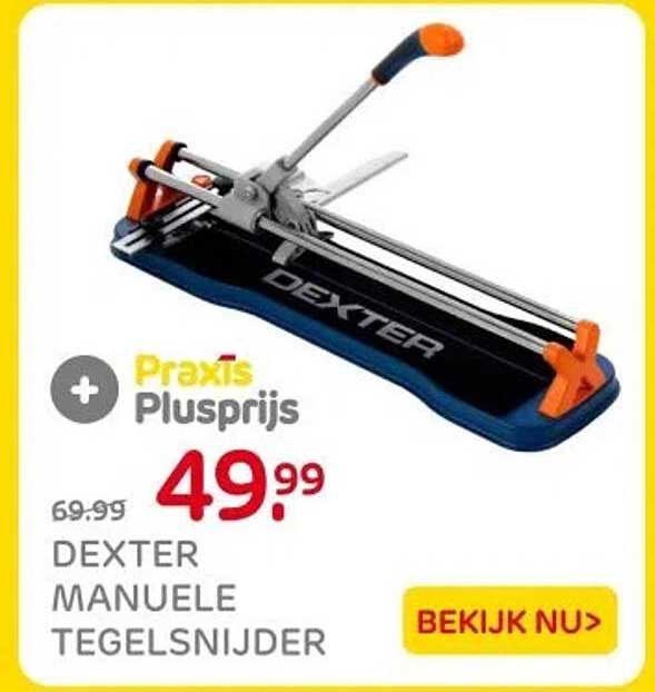 DEXTER MANUELE TEGELSNIJDER