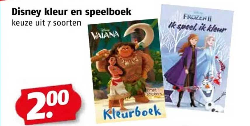 Disney kleur en speelboek