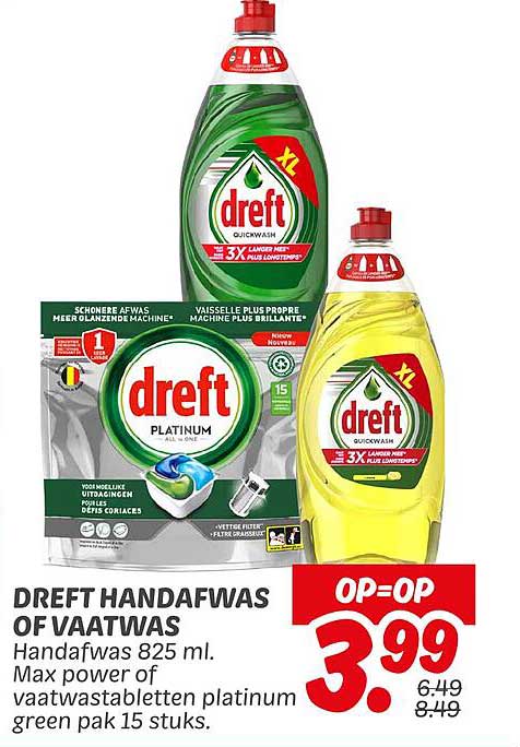 DREFT HANDAFWAS OF VAATWAS 825 ML