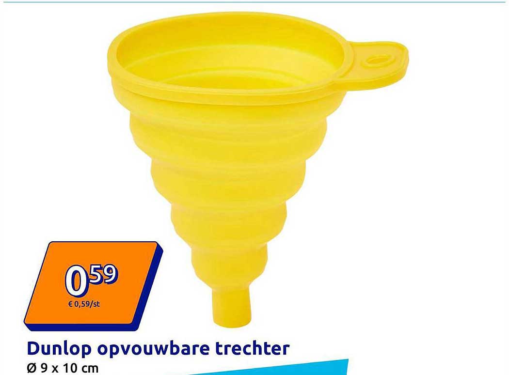 Dunlop opvouwbare trechter