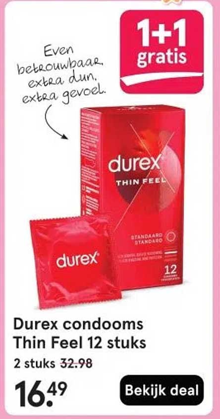 Durex condooms Thin Feel 12 stuks