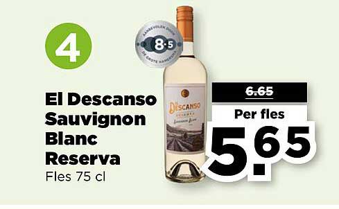 El Descanso Sauvignon Blanc Reserva Fles 75 cl