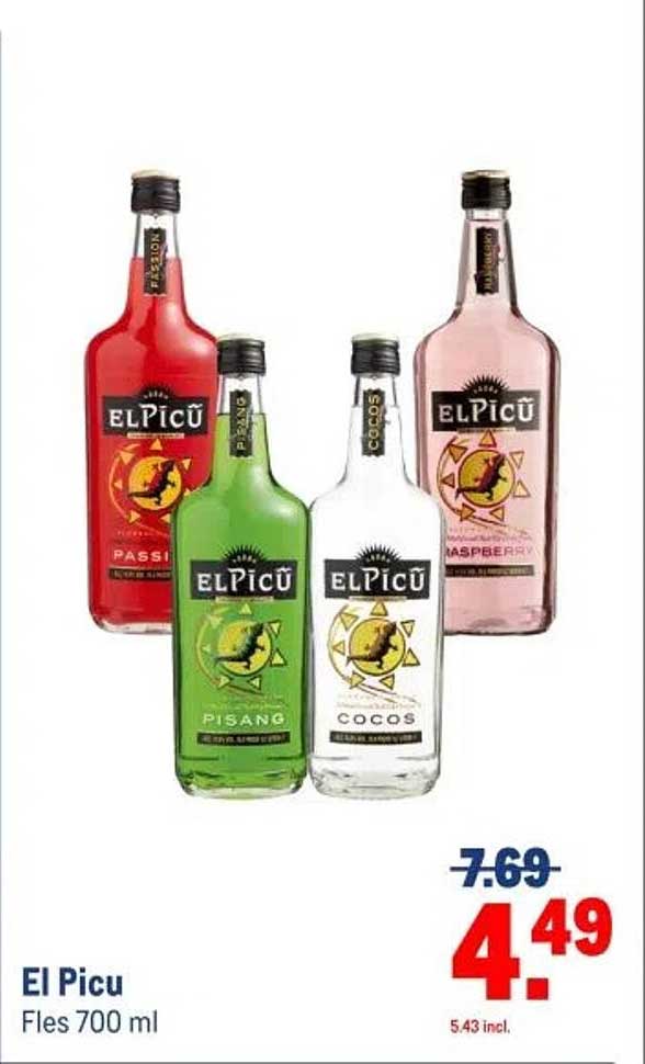 El Picu Fles 700 ml