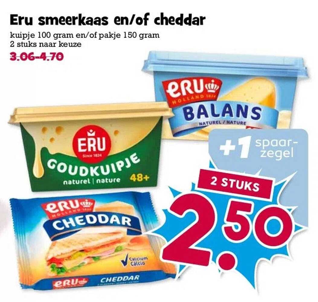 Eru smeerkaas en/of cheddar