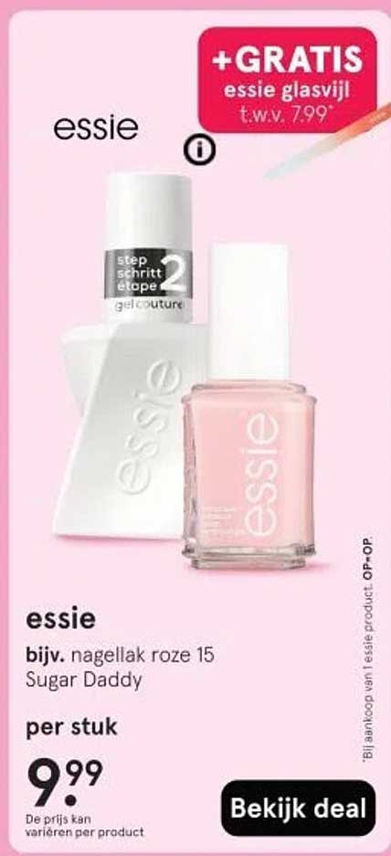 essie bijv. nagellak roze 15 Sugar Daddy