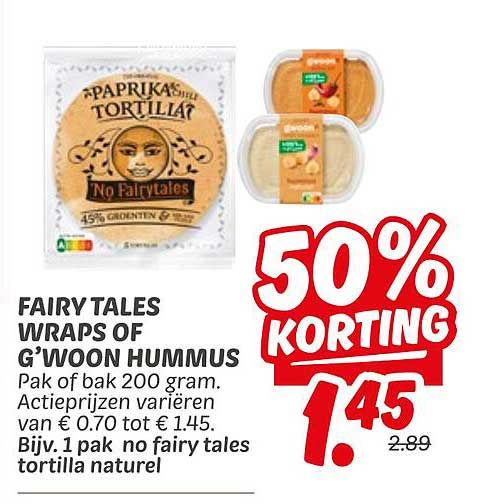 FAIRY TALES WRAPS OF G’WOON HUMMUS