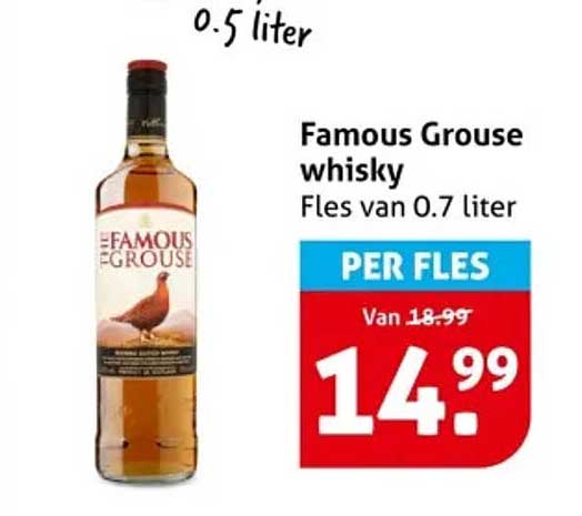 Famous Grouse whisky Fles van 0.7 liter