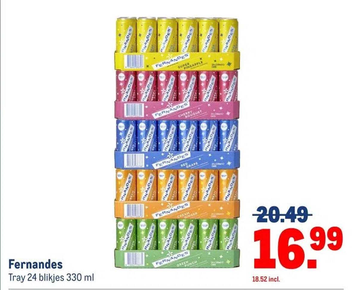 Fernandes Tray 24 blikjes 330 ml