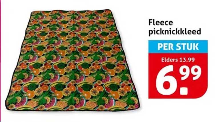 Fleece picknickkleed