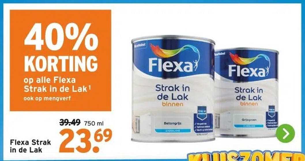 Flexa Strak in de Lak