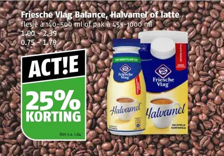Friesche Vlag Balance, Halvamel of latte