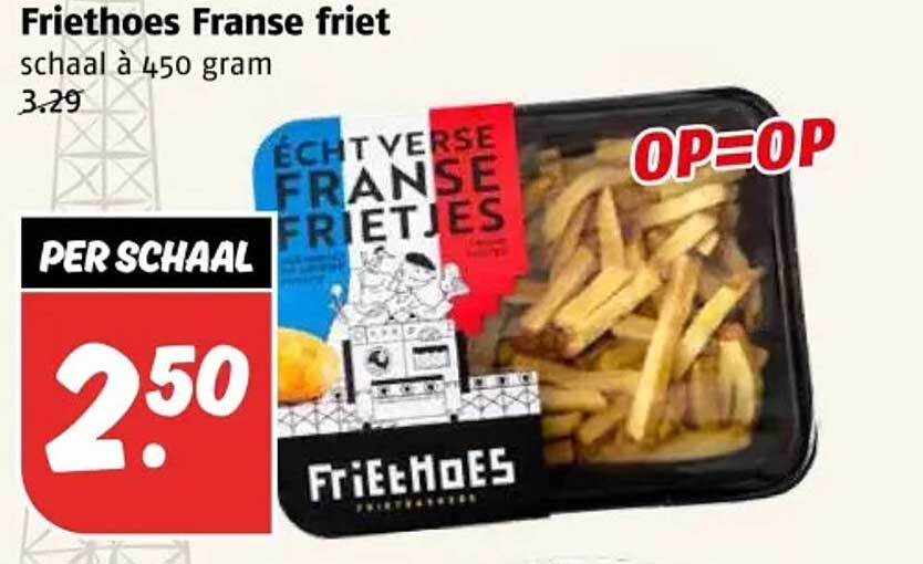 Friethoes Franse friet