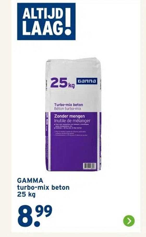 GAMMA turbo-mix beton 25 kg