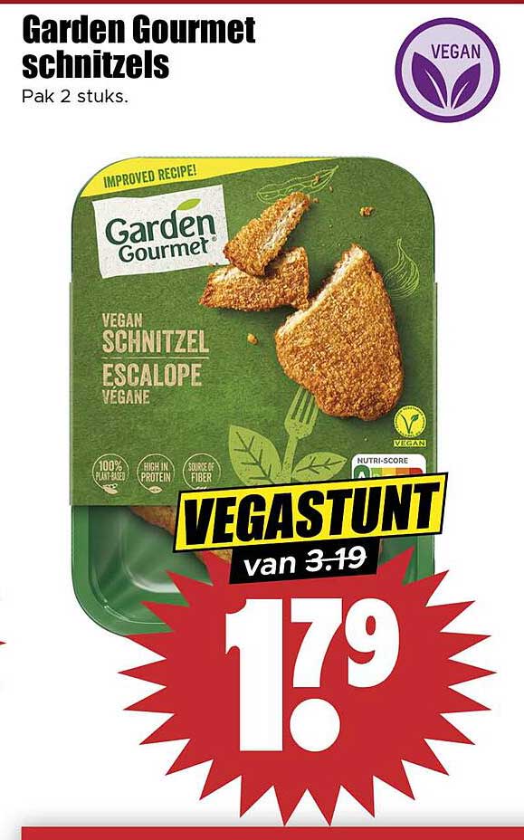 Garden Gourmet schnitzels