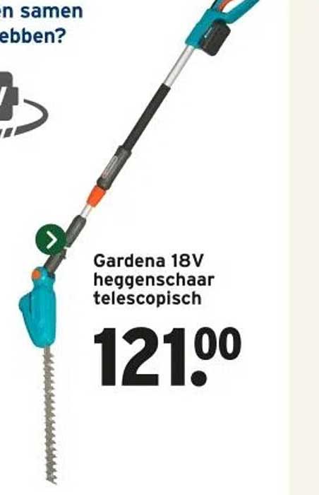 Gardena 18V heggenschaar telescopisch