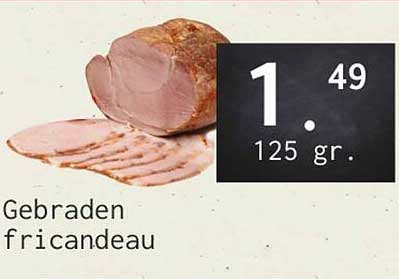 Gebraden fricandeau