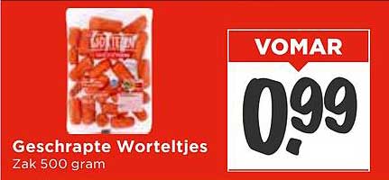 Geschrapte Worteltjes