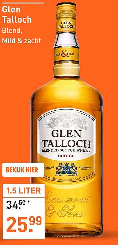 Glen Talloch Blended Scotch Whisky 1.5 Liter