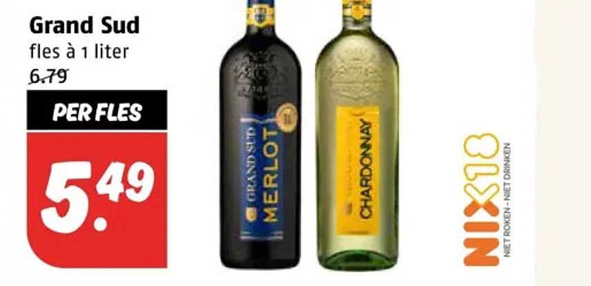 Grand Sud fles à 1 liter