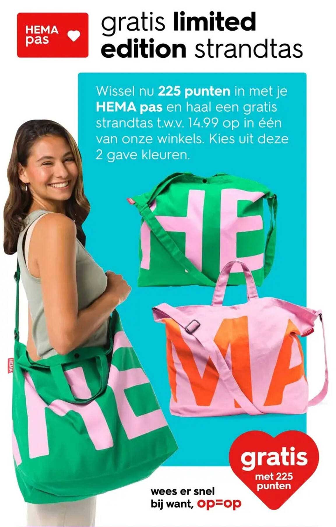 gratis limited edition strandtas