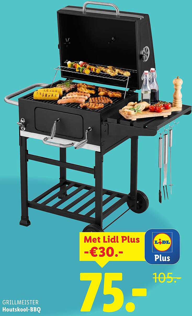 GRILLMEISTER Houtskool-BBQ