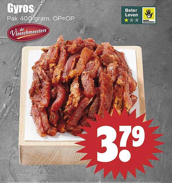 Gyros Pak 400 gram. OP=OP