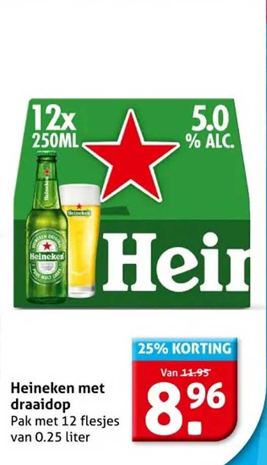 Heineken met draaidop