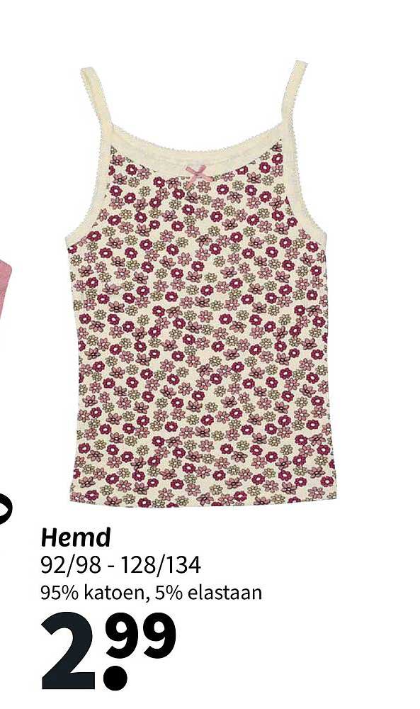 Hemdkinder 92/98 - 128/134