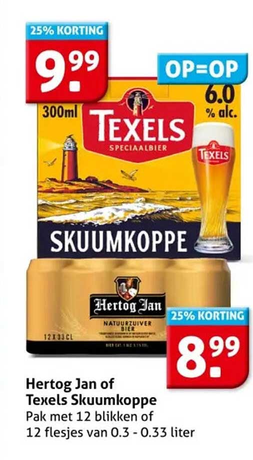 Hertog Jan of Texels Skuumkoppe