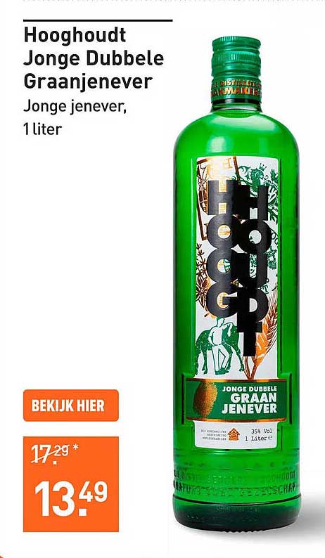 Hooghoudt Jonge Dubbele Graanjenever