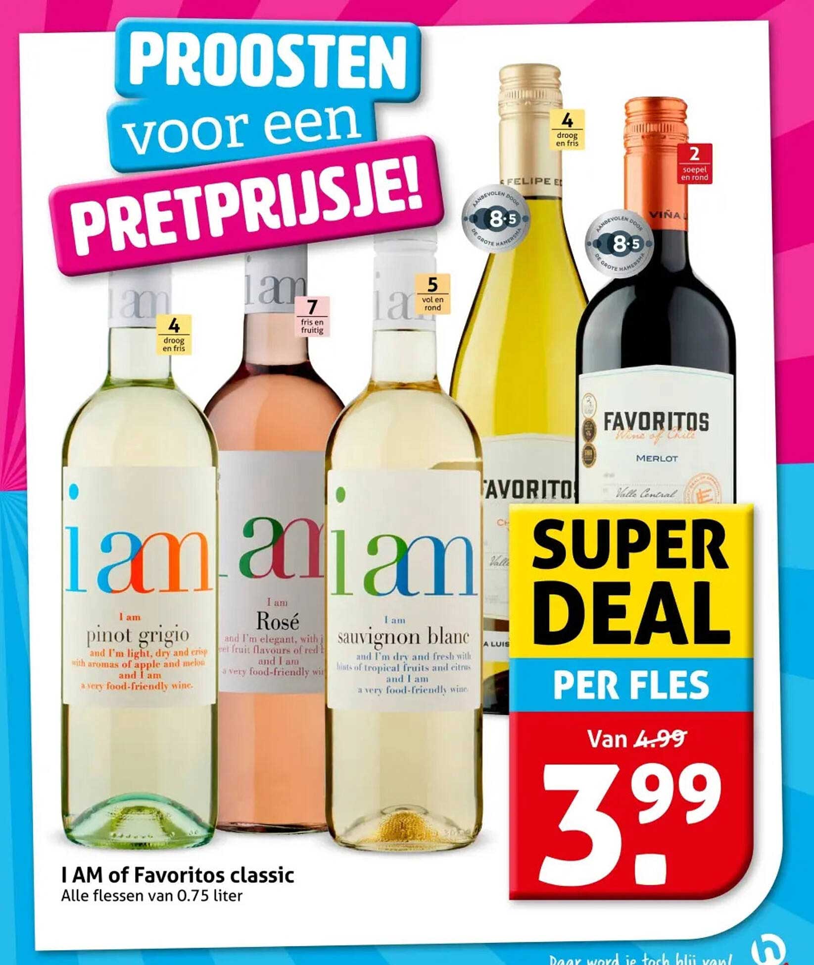I AM of Favoritos classic Alle flessen van 0.75 liter