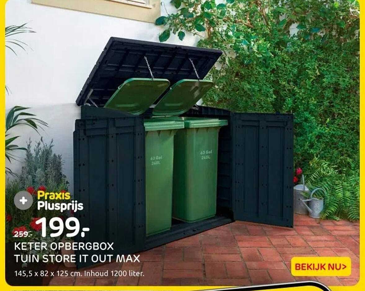 KETER OPBERGBOX TUIN STORE IT OUT MAX