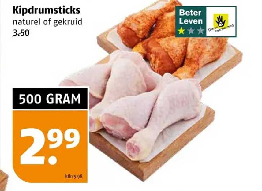 Kipdrumsticks nature of gekruid