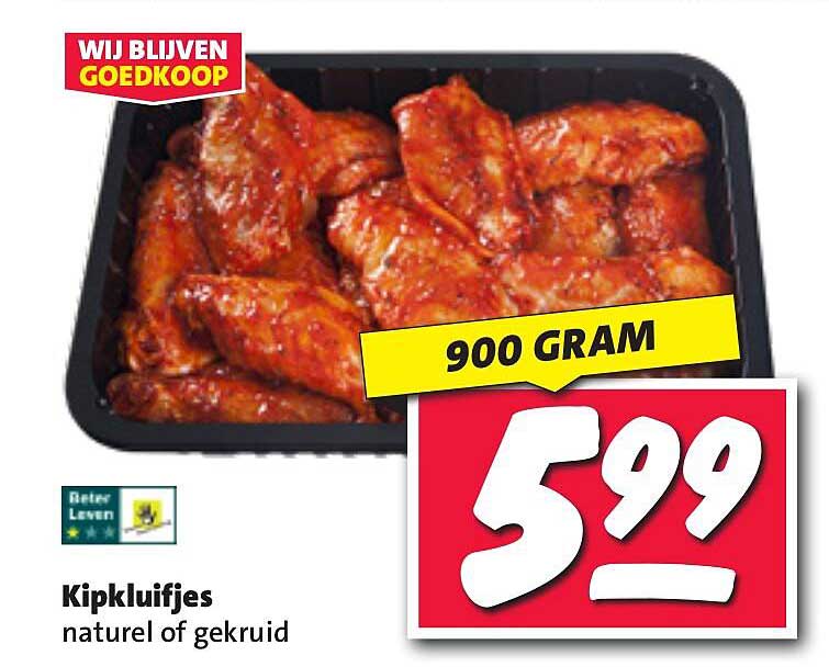 Kipkluifjes naturel of gekruid