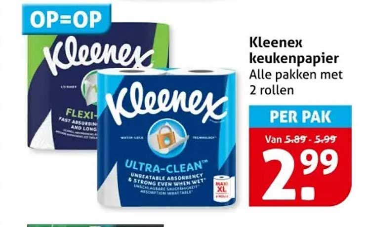 Kleenex keukpapier