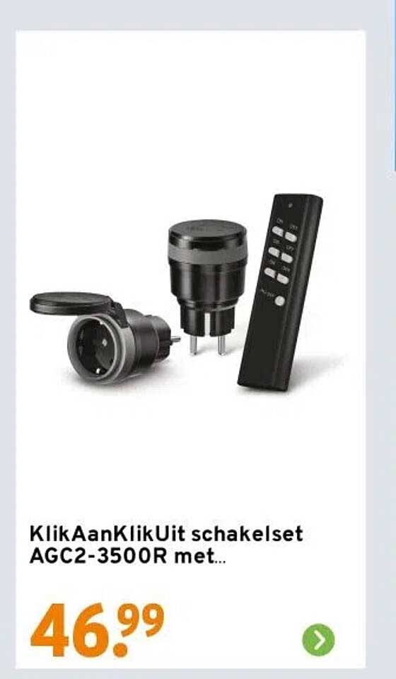 KlikAanKlikUit schakelset AGC2-3500R