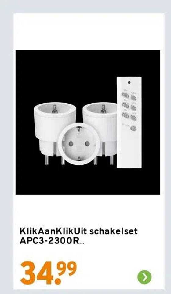KlikAanKlikUit schakelset APC3-2300R