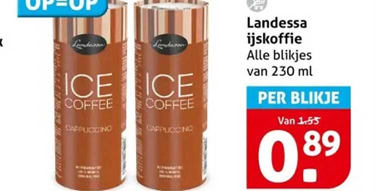 Landessa ijskoffie Alle blikjes van 230 ml