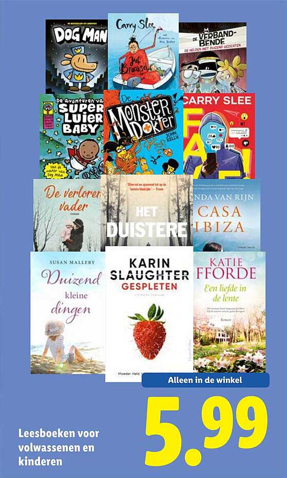 Leesboeken voor volwassenen en kinderen